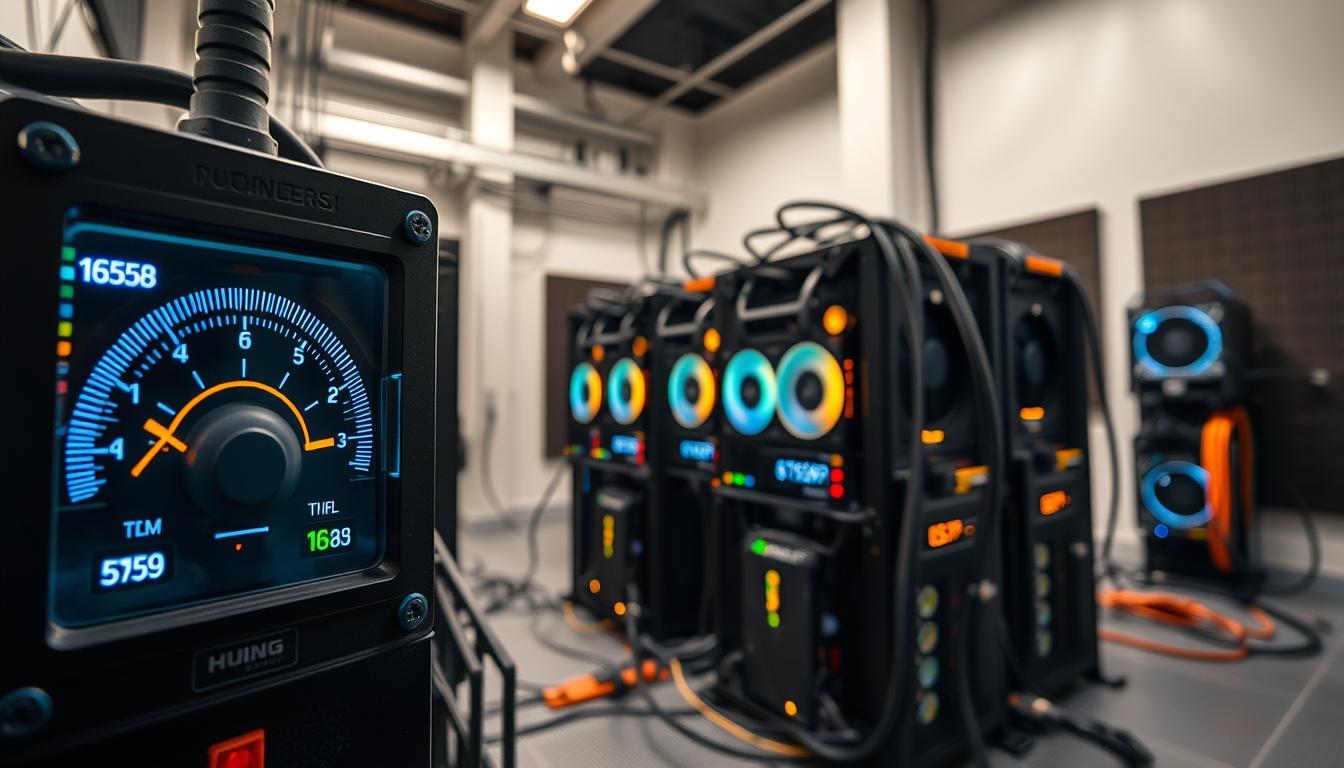 why is crypto mining noisy